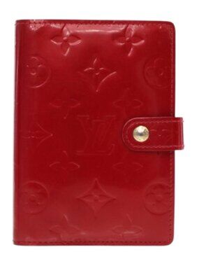 Louis Vuitton Vernis Wine Red Agenda Cover